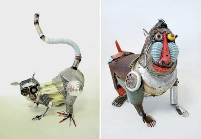 Animal Sculptures Made From Recycled Materials • Recyclart