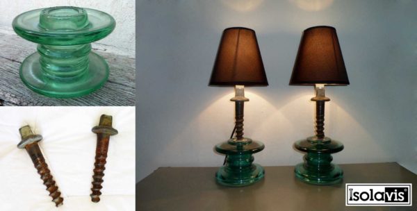 30+ Creative Ideas Using Vintage Glass Insulators 42 • Do-It-Yourself Ideas