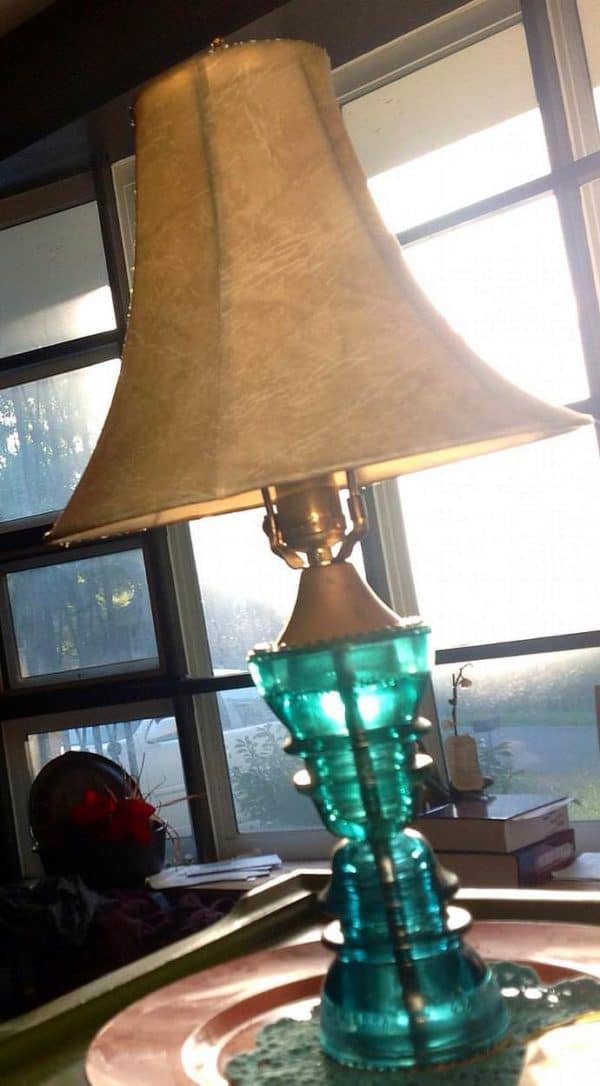 30+ Creative Ideas Using Vintage Glass Insulators 32 • Do-It-Yourself Ideas