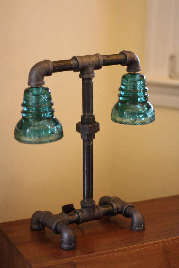 30+ Creative Ideas Using Vintage Glass Insulators 24 • Do-It-Yourself Ideas