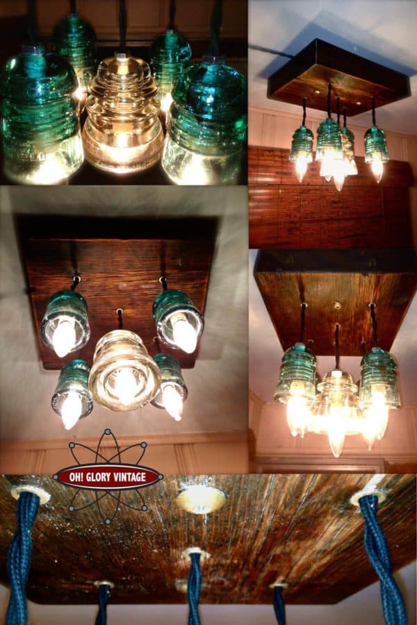 30+ Creative Ideas Using Vintage Glass Insulators 20 • Do-It-Yourself Ideas