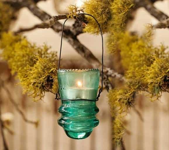 30+ Creative Ideas Using Vintage Glass Insulators 3 • Do-It-Yourself Ideas