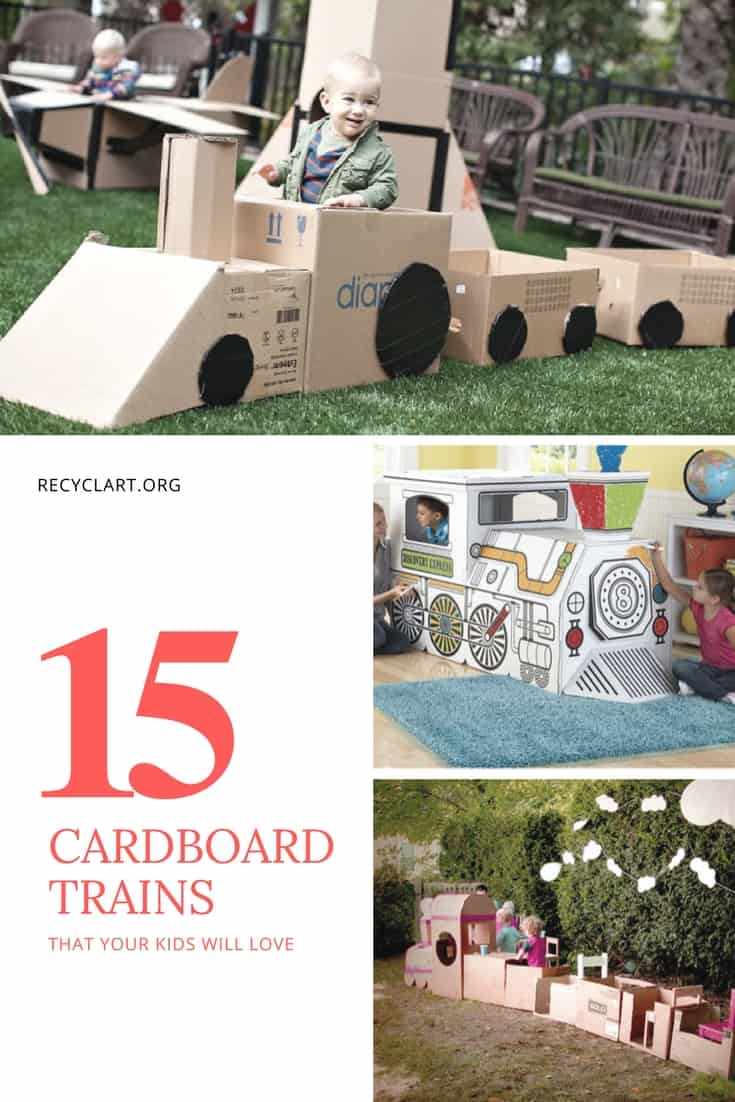 15 Ideas of Cardboard Trains That Your Kids Will Love • Recyclart