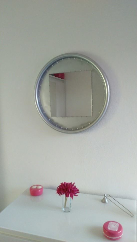 Upcycled Mirror For Daughter's Room Or Bathroom Vanity 3 • Recycled Furniture