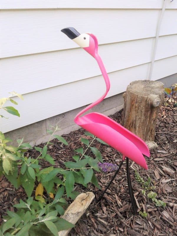 Turn PVC Pipe Birds into gutter ends to direct water flow when it rains.