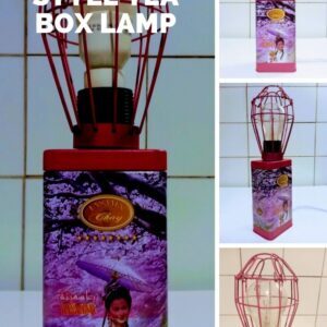 Vintage Style Tea Box Lamp